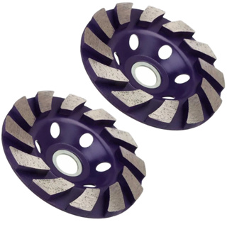 Kit 1/2pcs Disco Desbaste Diamantado Concreto Esmerilhadeira Mármore em Oferta na Shopee