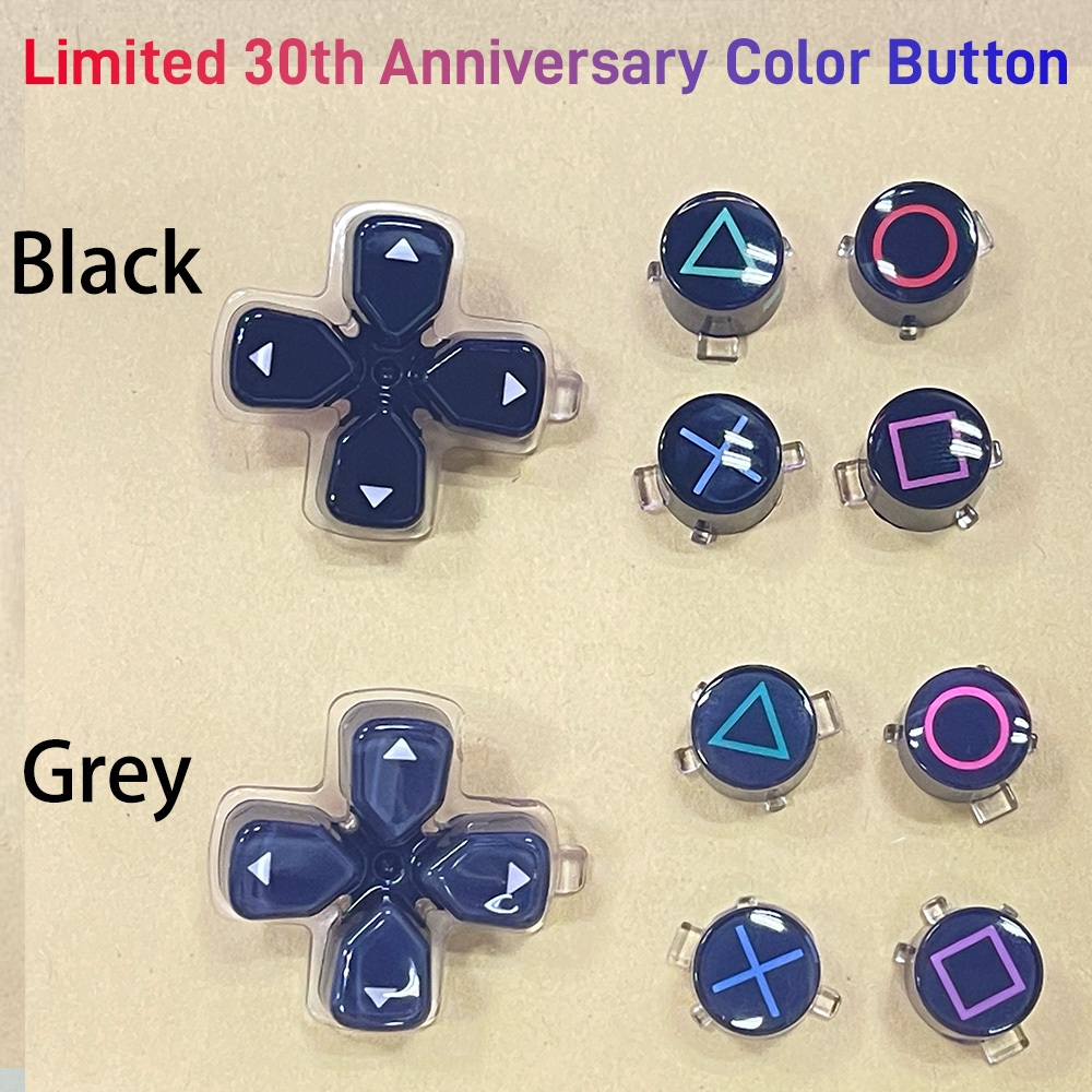 Botão Colorido Limitado De 30o Aniversário Para Controle De PS5 , Capa De Substituição Playstation 5 BDM-010/020/030/040