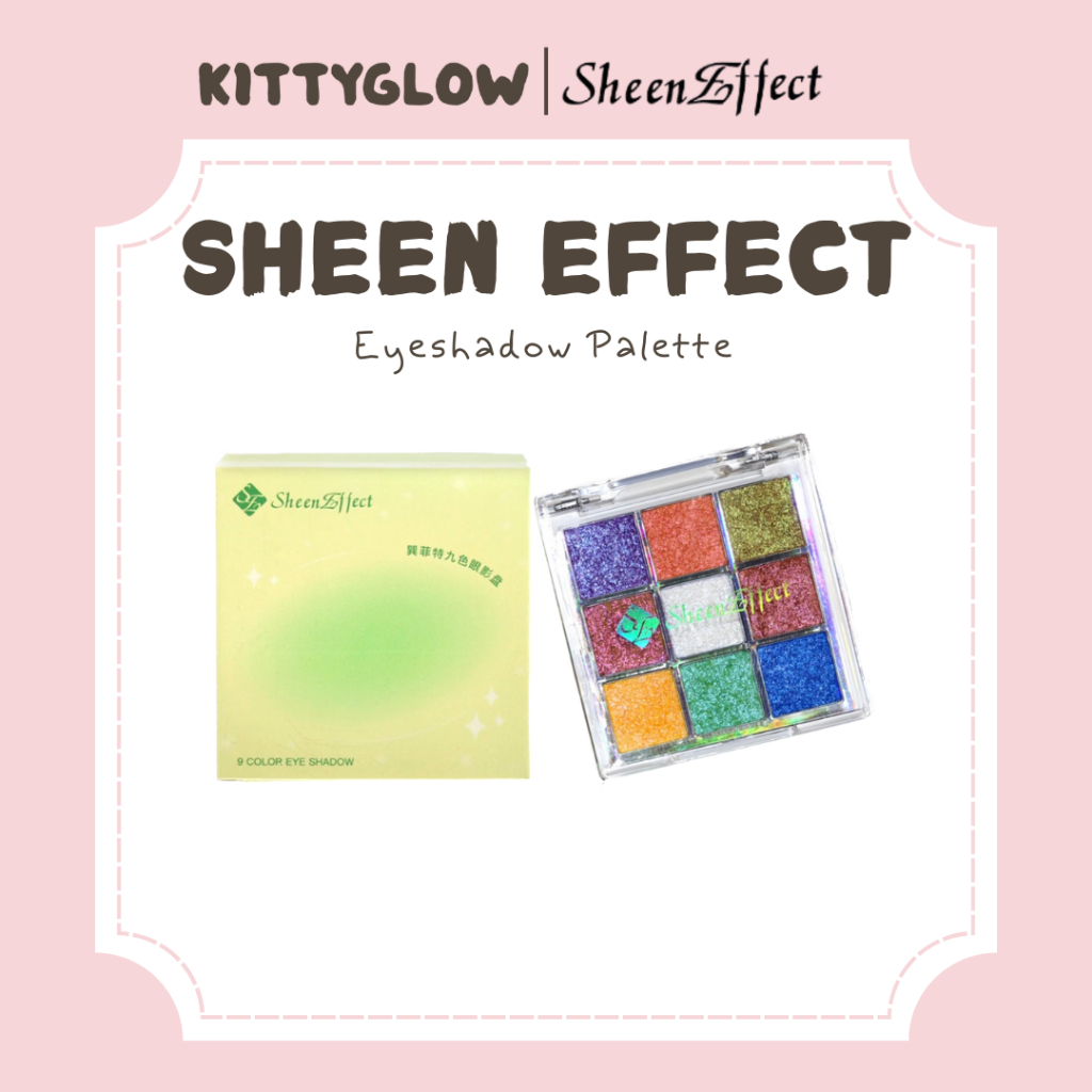 Paleta De Sombras SHEEN EFFECT 9 Cores em Oferta na Shopee
