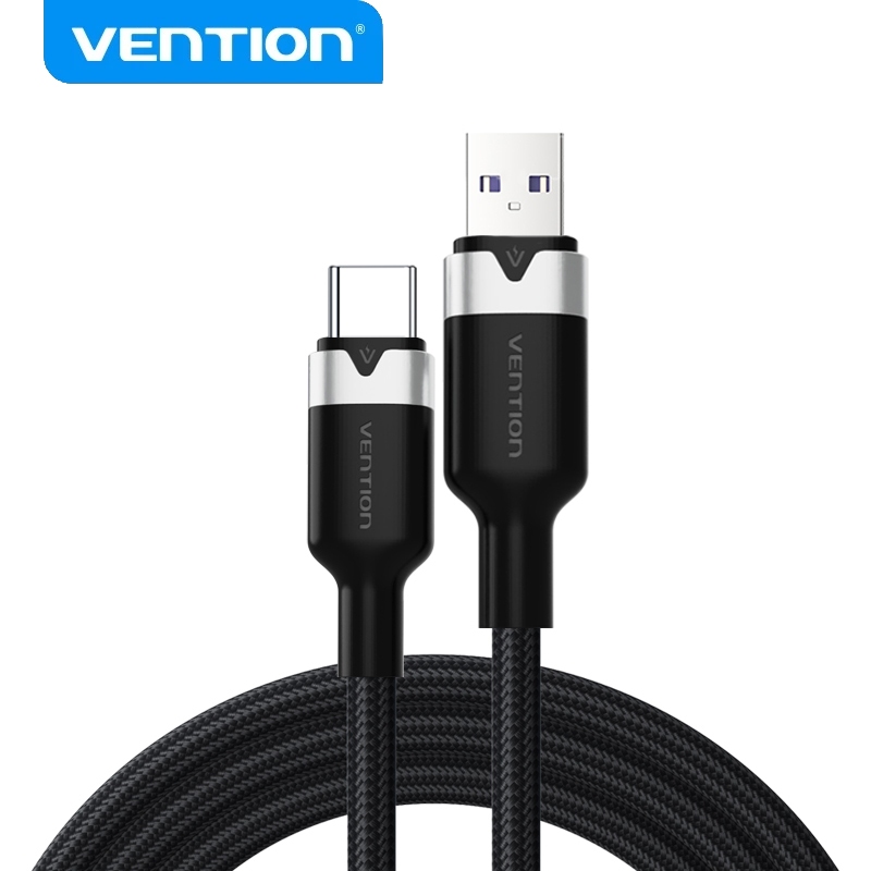Vention USB A Para Type C Cabo 100W PD 6A Carregamento Rápido 480Mbps Samsung/Oppe em Oferta na Shopee