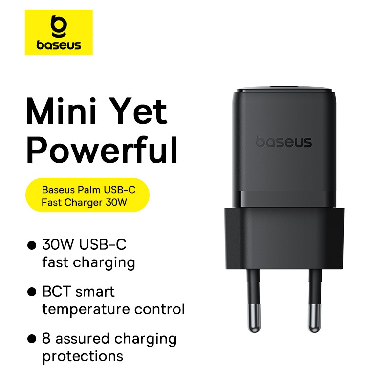 Carregador Rápido Baseus 30w Super Mini Usb C em Oferta na Shopee