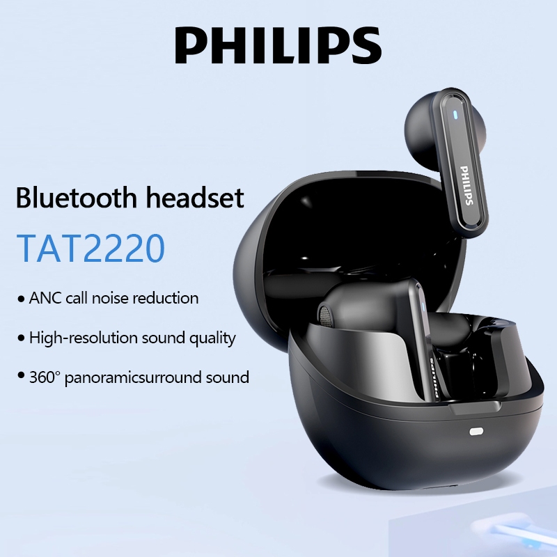 PHILIPS TAT2220 Invisível Sono Fones De Ouvido Sem Fio Esporte Bluetooth Estéreo De Carregamento