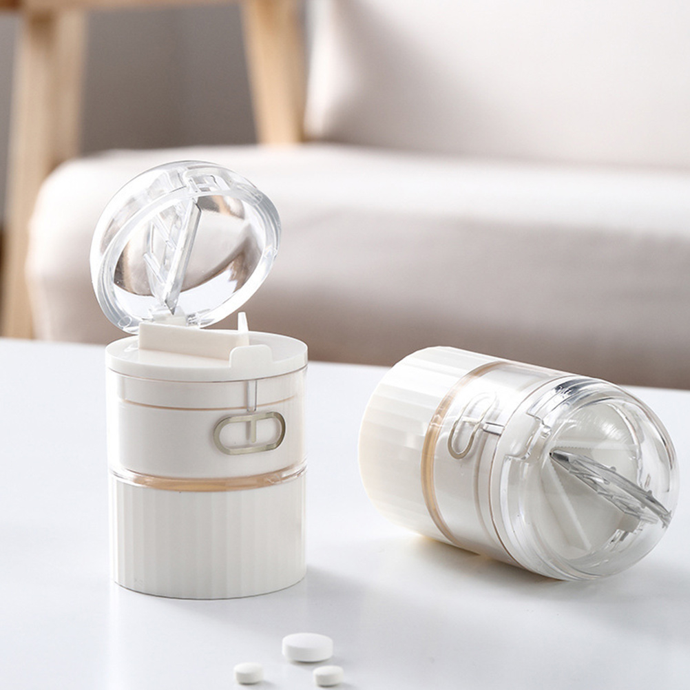 Cortadores Farmacêuticos Moedores Portáteis Para Comprimidos Caixas De Armazenamento Pulverizadores