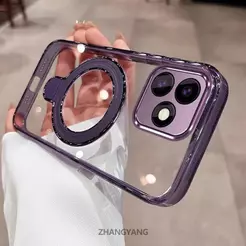 Capa Para OPPO A5 Pro 5G De Alta Definição Transparente silicone À Prova De Choque De Telefone Estética Suporte Oco Novo