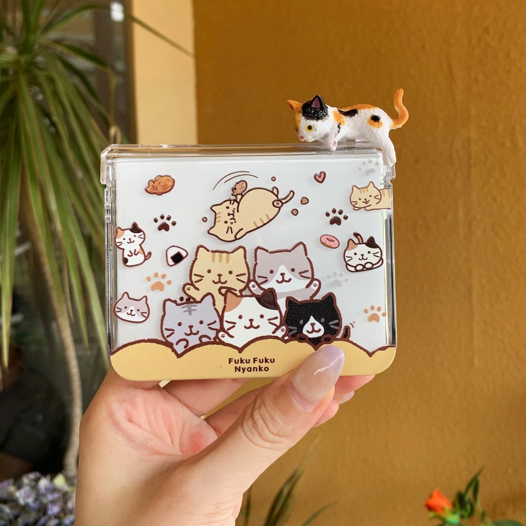 Capa De Telefone Transparente Fofa De Gato E Cachorrinho Para Motorola Moto Razr