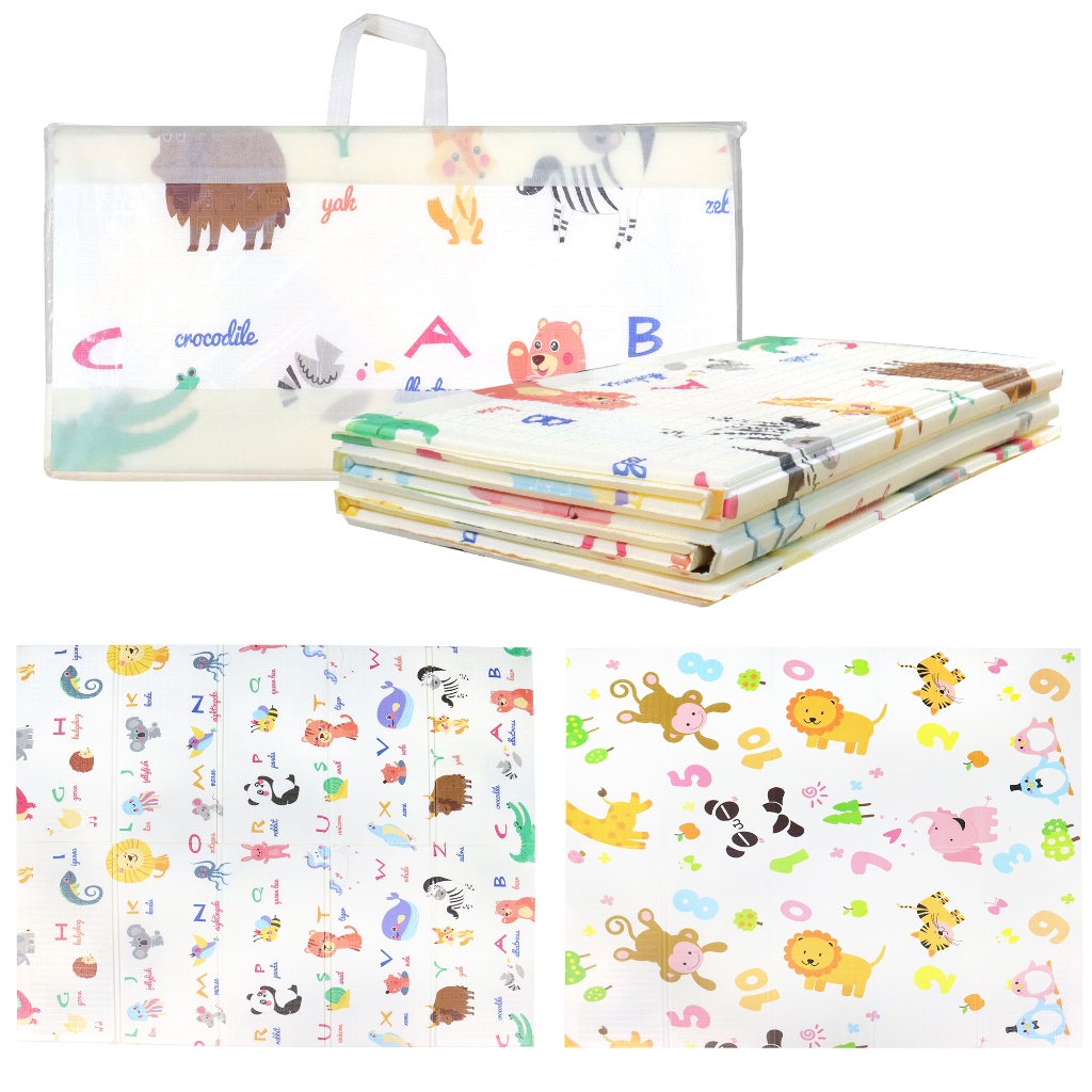 Tapete de Espuma Infantil 200x150cm / 180x120cm｜Espesso, Seguro e Fácil de Guardar