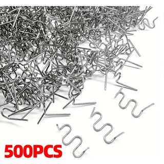 Grampos solda de Para-choque, plastíco, carrenagens, pacote 500 Pçs em Oferta na Shopee