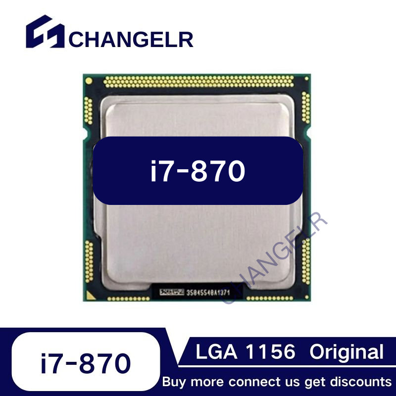 Core i7 870 i7-870 2.93 GHz Usado Quad-L3 8M Soquete 1156 SLBJG 95W CPU
