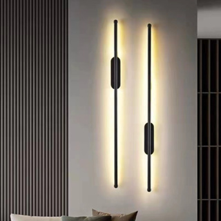 80CM Arandela Luminária De Parede Linear Moderna 13W Luz de três cores 80CM em Oferta na Shopee