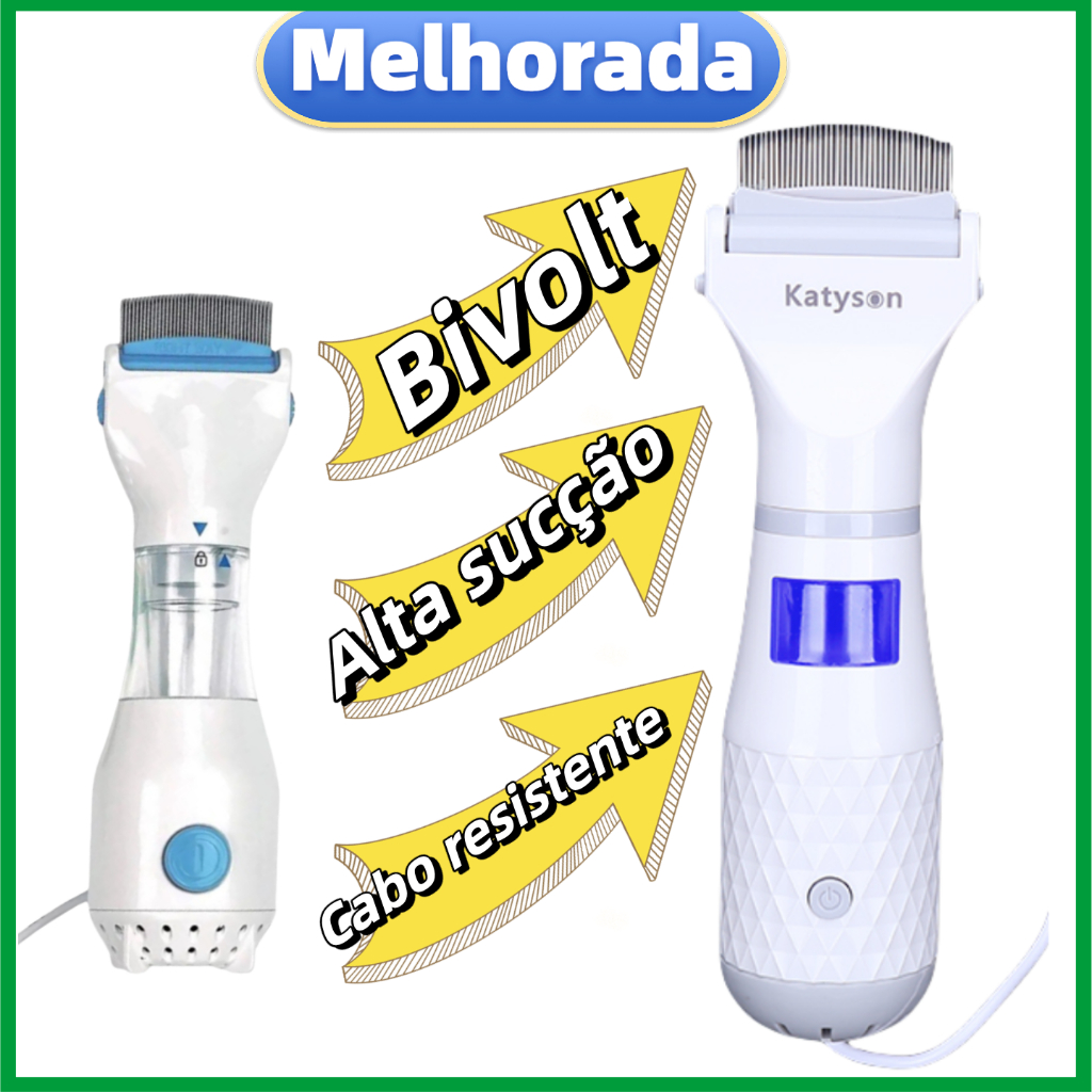 Elétrico Pente Removedor Piolho Cachorros Gatos E Criança Versão Melhorada