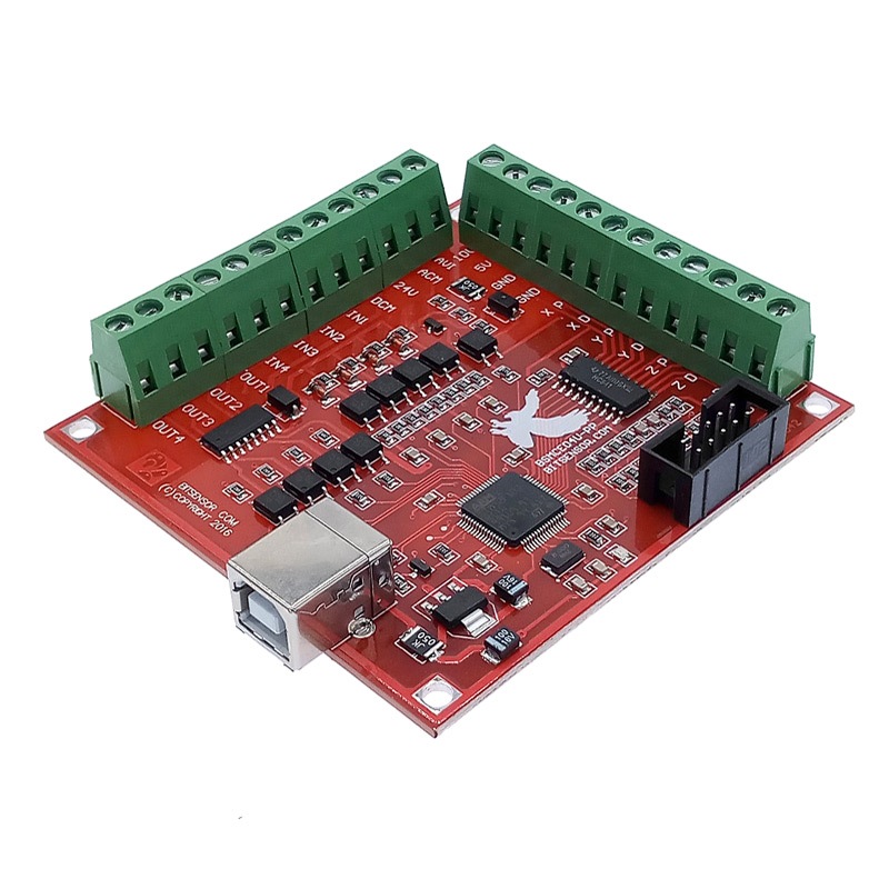 Placa De Fuga CNC USB MACH3 100Khz 4 Eixos interface driver Controlador De Movimento