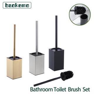BAOKEMO Escova De Vaso Sanitário Moderna De Aço Inoxidável Acessórios De Banheiro Conjunto De Removível Para Tigela em Oferta na Shopee