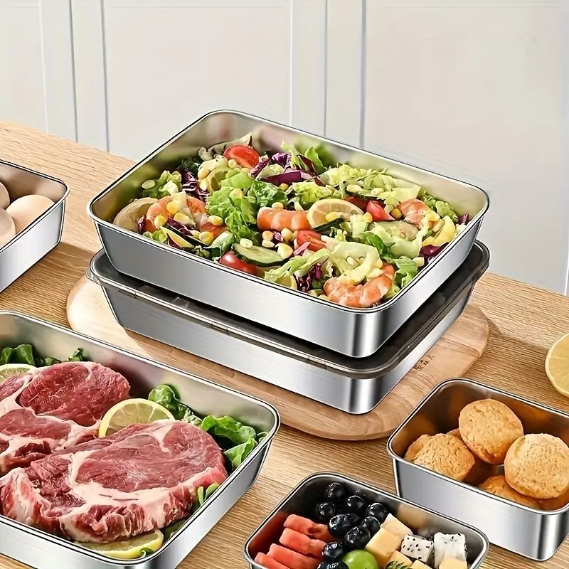 Pote Inox Hermético 2750ml Grande | Vasilha com Tampa para Armazenamento e Marmita em Oferta na Shopee