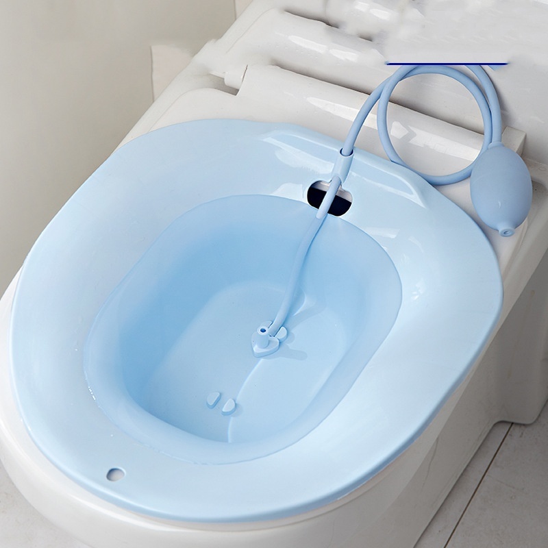 Banheira de banho banheiro azul grande capacidade embeber com lavador idosos maternidade mulheres grávidas bacia de cuid em Oferta na Shopee