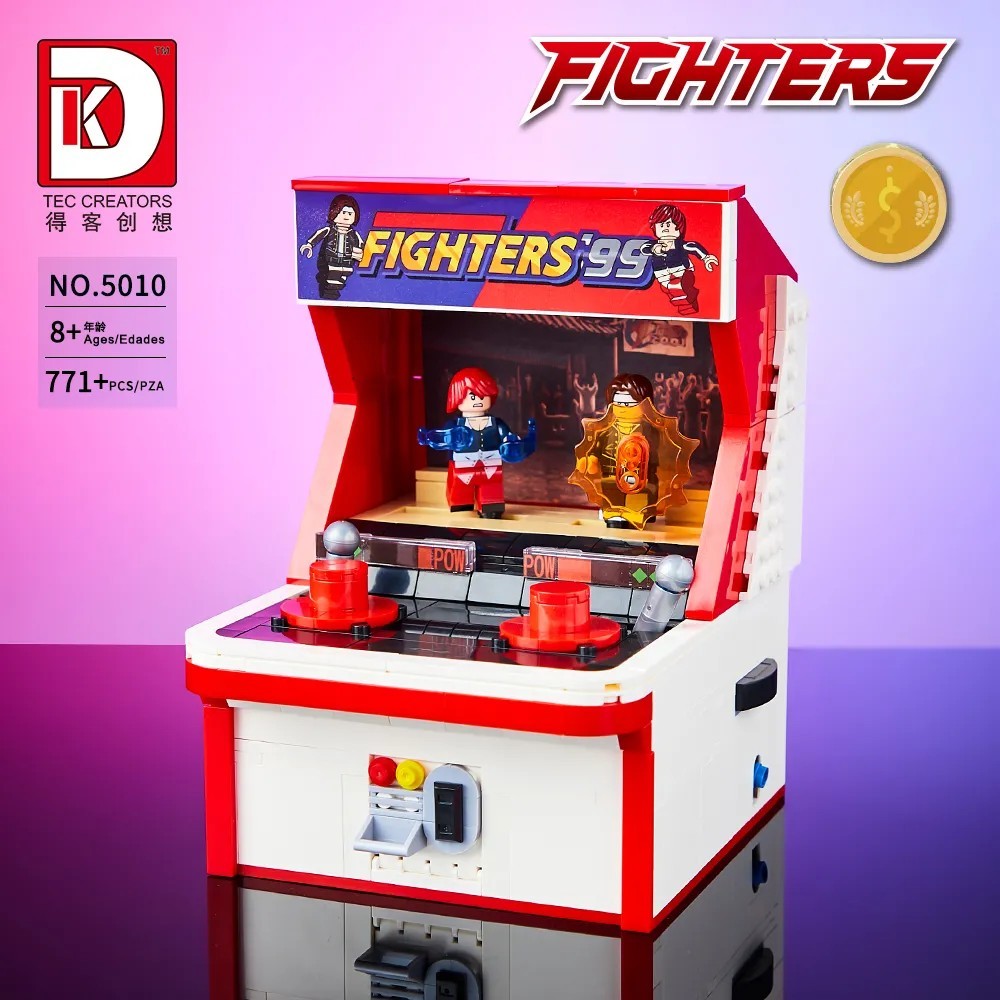 Compatível com blocos de construção Lego The King of Fighters 97 Bully Street Anime The King of Fighters Figura Brinqued