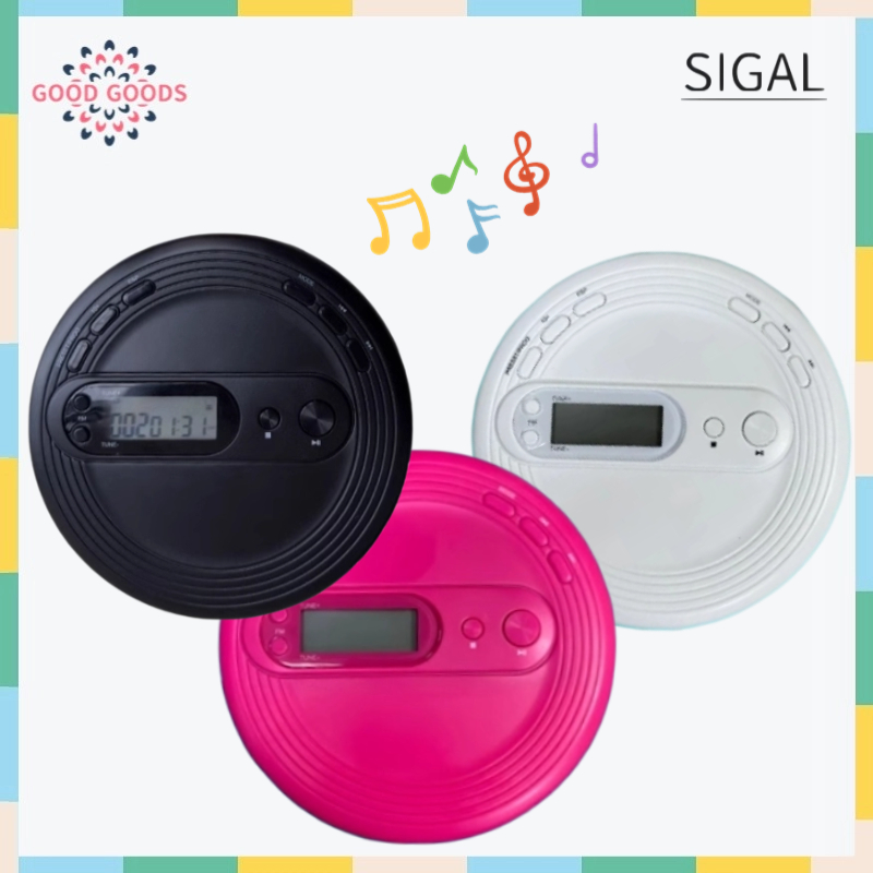 Sigal CD Player CD Player Inglês Aprendizagem CD Player MP3 Walkman Álbum Disco CD Player CD Walkman