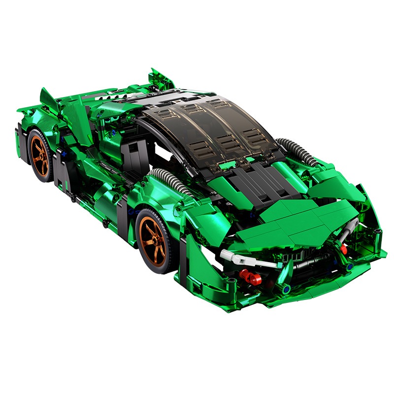 1300 pçs compatível Lego novo estilo Lamborghini série carro esportivo modelo de carro de corrida montado bloco de const