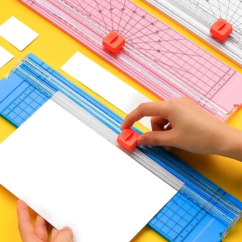 Cortador De Papel Guilhotina A4 Portátil Preto Alça Fácil Para Escritório new_life