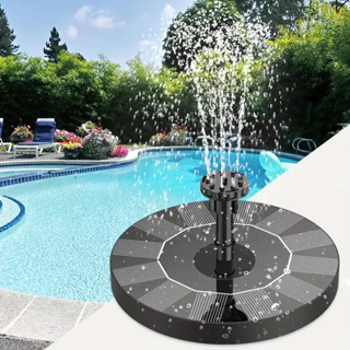 Fonte Solar Para Banho De Pássaros Flutuante Independente Jardim E Terraço , Sem Necessidade De Bateria , Simples Conven em Oferta na Shopee