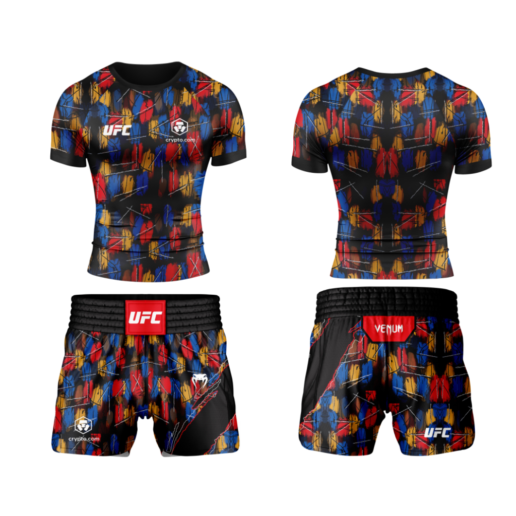 2025 Novo UFC Masculino Unrivaled by Red Short Fit Fight