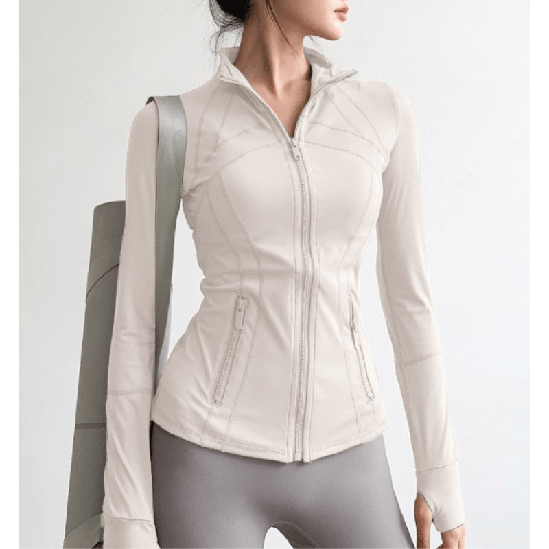 Protetor solar roupas femininas correndo Anti-ultravioleta jaqueta esportiva Fitness Wear terno Yoga Wear jaqueta topo