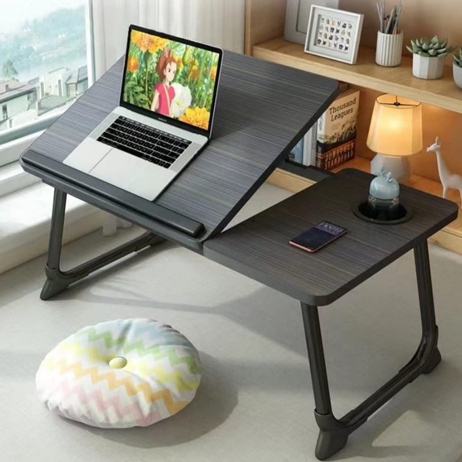 Mesa Para Notebook Dobrável Regulável Com Gaveta Multifuncional com Altura Ajustável