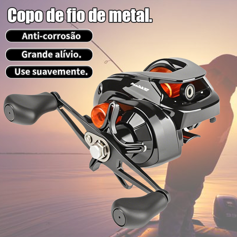 240Kg Carretel De Pesca De Com Arremesso De Esportes Marinhos 6.2 : 1 Alto 10kg Máximo Mulinete