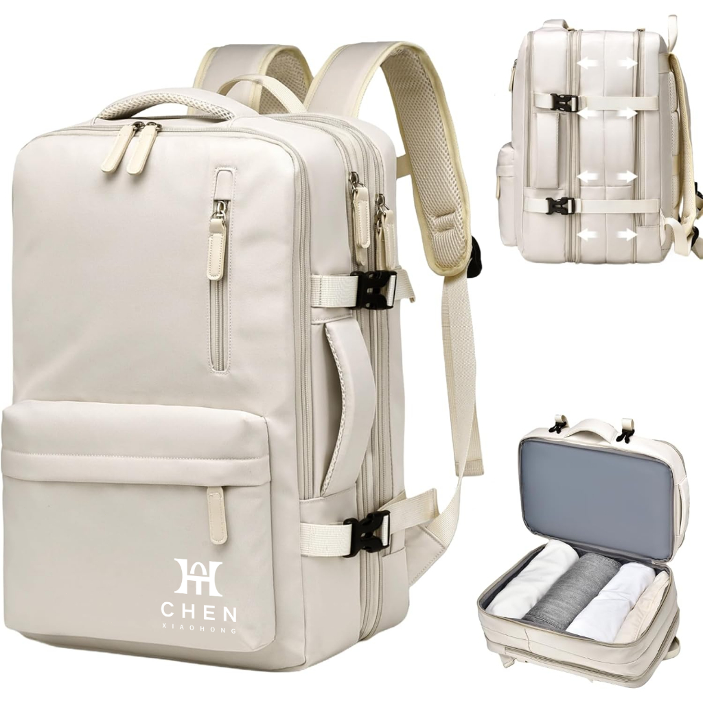 CHENXIAOHONG Mochila Expansível 45x30x26 Para Laptop Viagem Avião Trabalho Escolar Bolsa Masculina Feminina