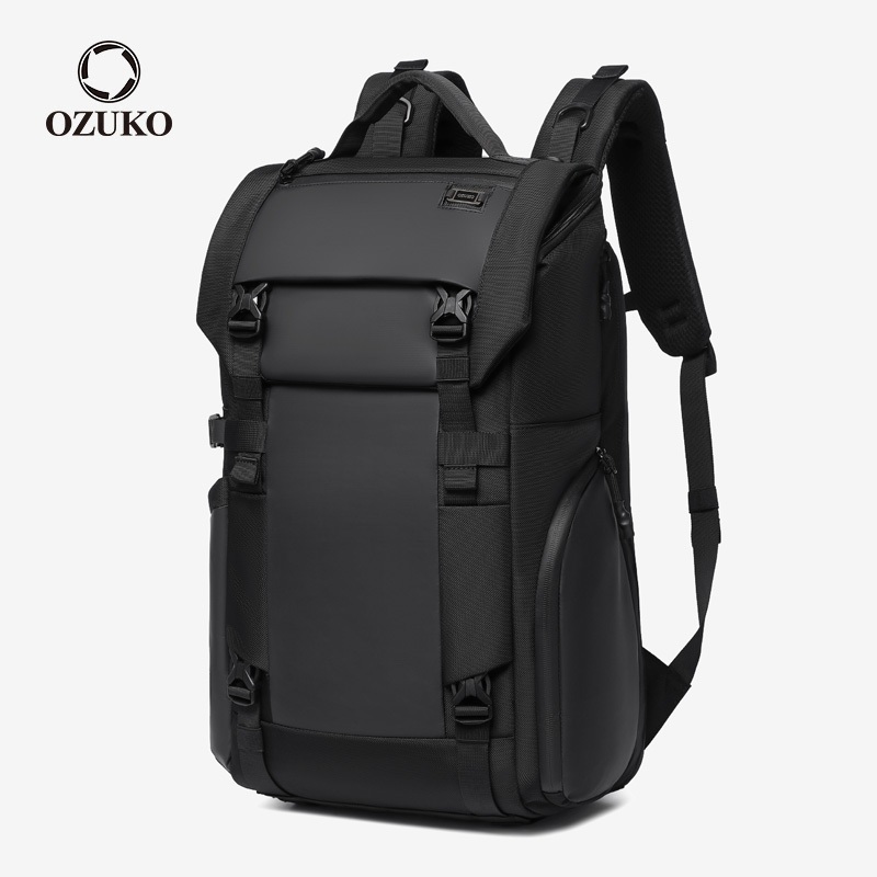 OZUKO Mochila Multi-Capacidade Masculina Moda Multifuncional Laptop Impermeável Mochilas De Viagem Ao Ar Livre em Oferta na Shopee