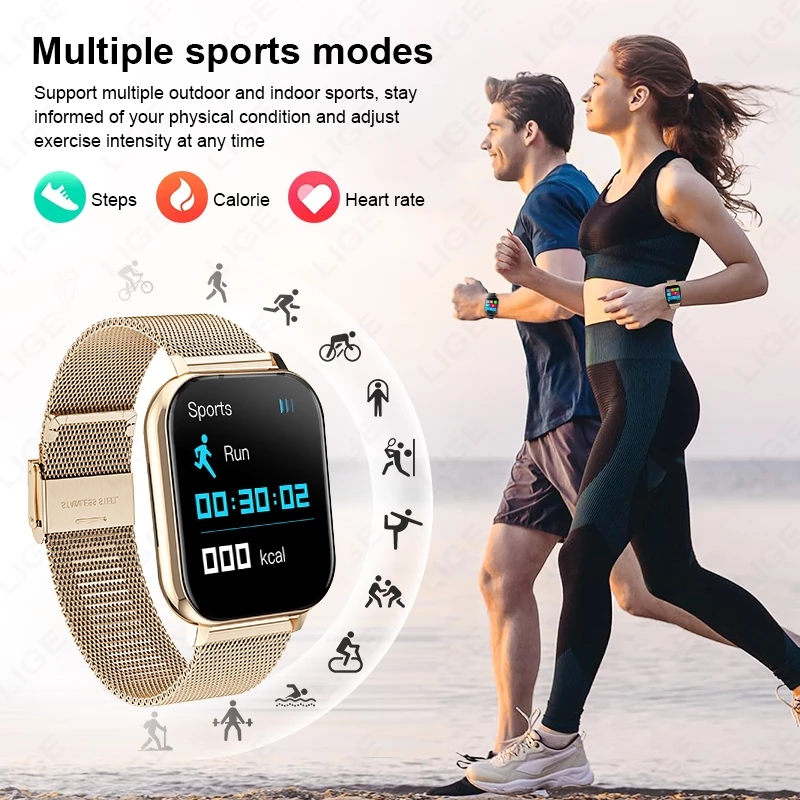 Relógio Inteligente Smartwatch Masculino e Feminino à Prova d'Água — foto 4