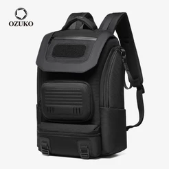 OZUKO Mochila Masculina Multifuncional De Grande Capacidade Fashion Para Laptop À Prova D'água Viagem Ao Ar Livre