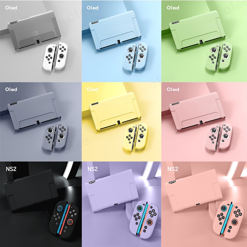 ❤️ Estoque Pronto Para Nintendo Switch OLED Macio & 2 Nintuno Silicone Console Joy-Con Capa Protetora em Oferta na Shopee