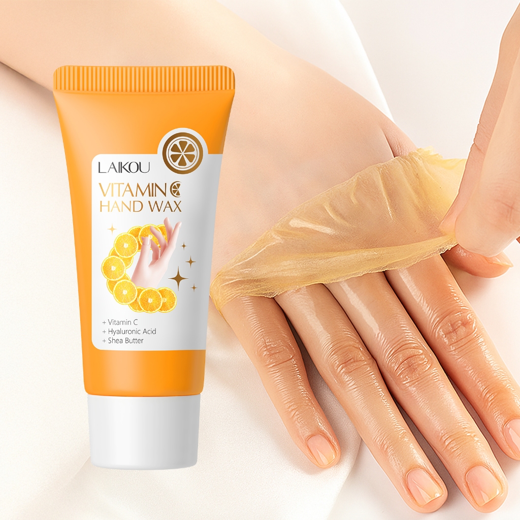LAIKOU Vitamina C Máscara Para As Mãos Ilumina A Pele Das Hidratante Nutritivo Refinar Textura Da 50g
