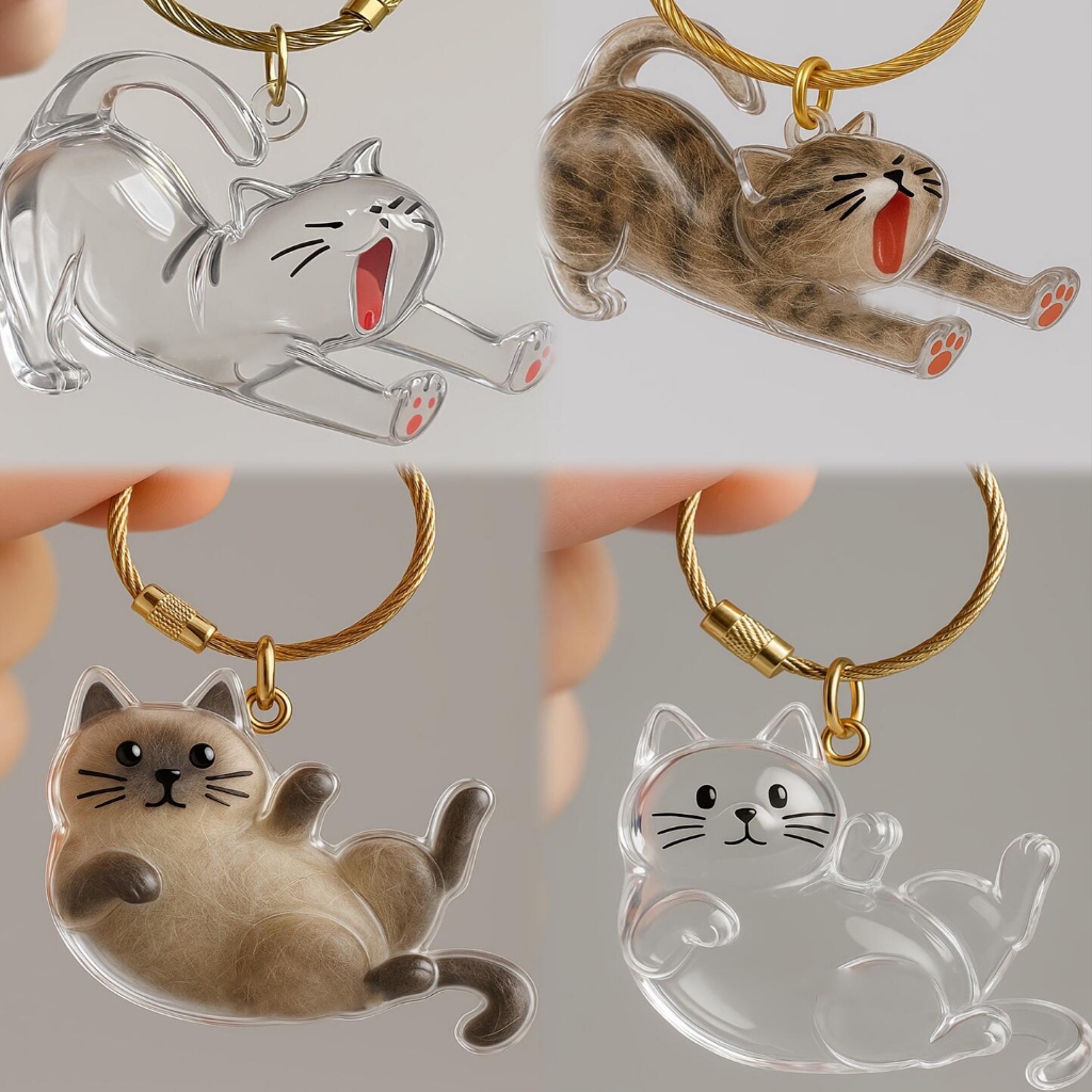 Caixa De Armazenamento De Pêlos De Gato Transparente Pórtico gaunt