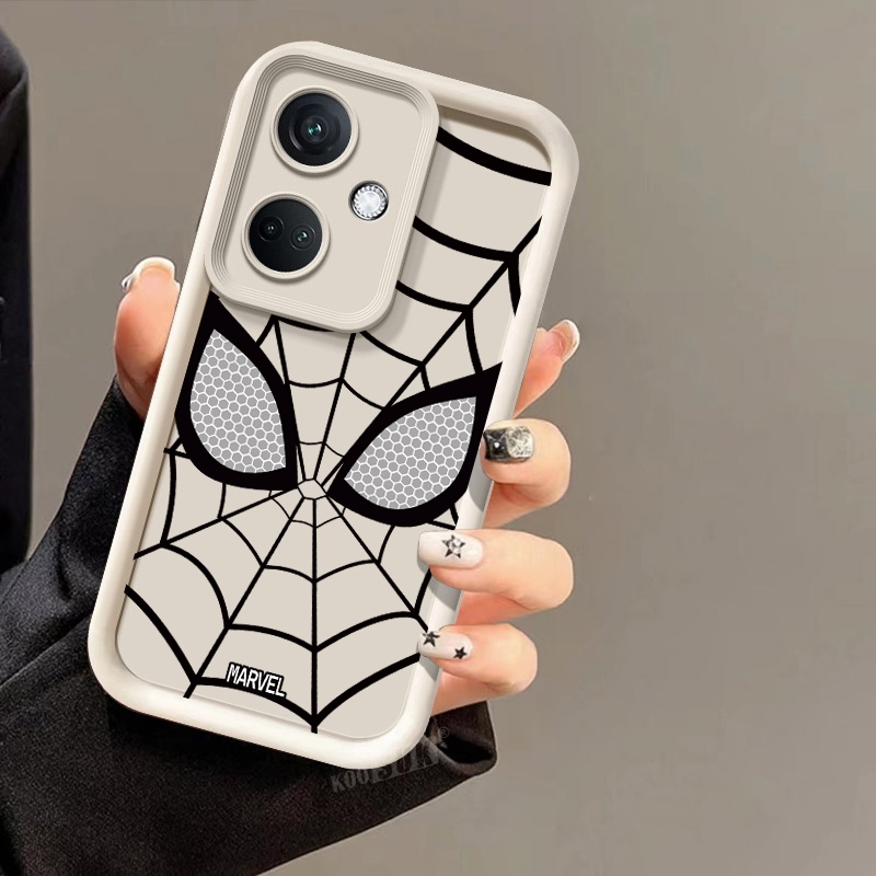 Capa Para Realme Note 60 50 60X RMX3933 RMX3834 Homem-Aranha Padrão Silicone De Telefone Proteger Embalagem