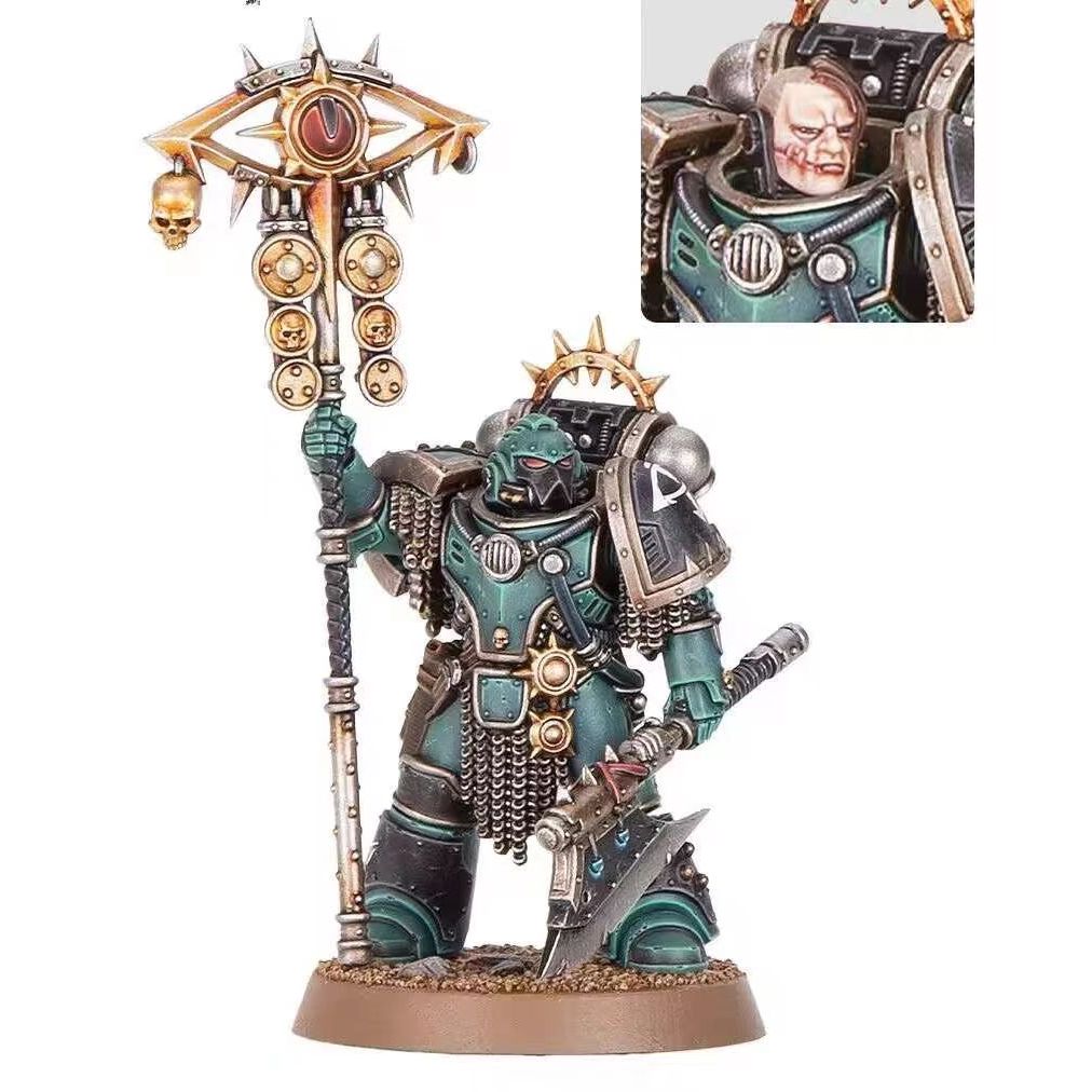 25264 modelo de resina modelo branco H867 guerreiro espacial rebelião mestre bandeira oficial precisa montar cor por voc