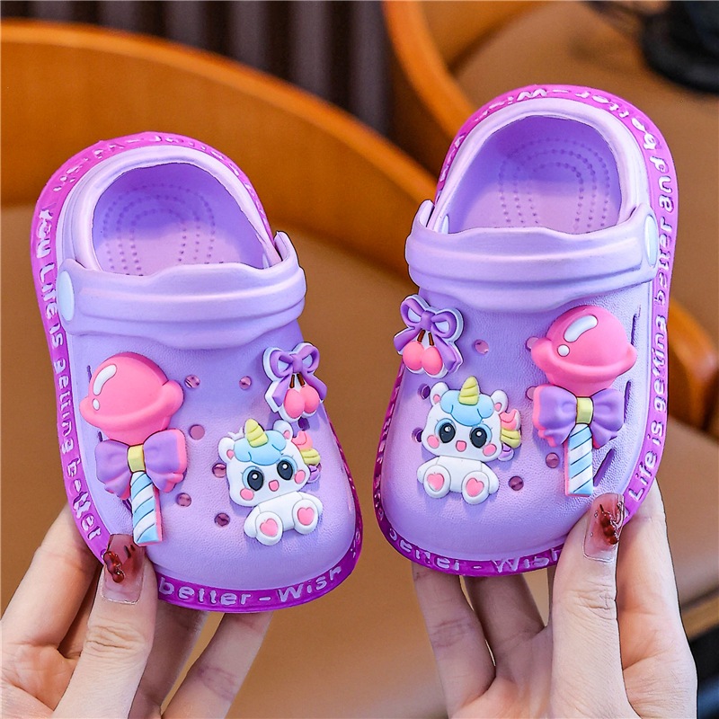 Babuche Infantil Sandálias infantis Meninos Meninas Bebê Desenhos Animados EVA Leve Antiderrapante chinelos Banheiro em Oferta na Shopee