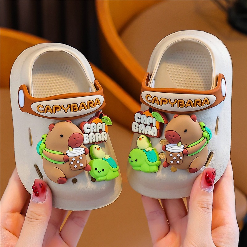 Babuche Infantil Sandálias infantis Meninos Meninas EVA Leve Desenho Animado Banheiro Chinelos Antiderrapantes em Oferta na Shopee