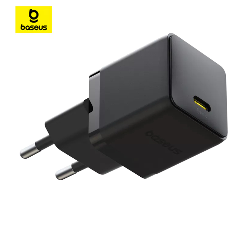 Baseus 20W Palm USB C Carregador Portátil Type Suporte PD Carregamento Rápido Para iPhone em Oferta na Shopee