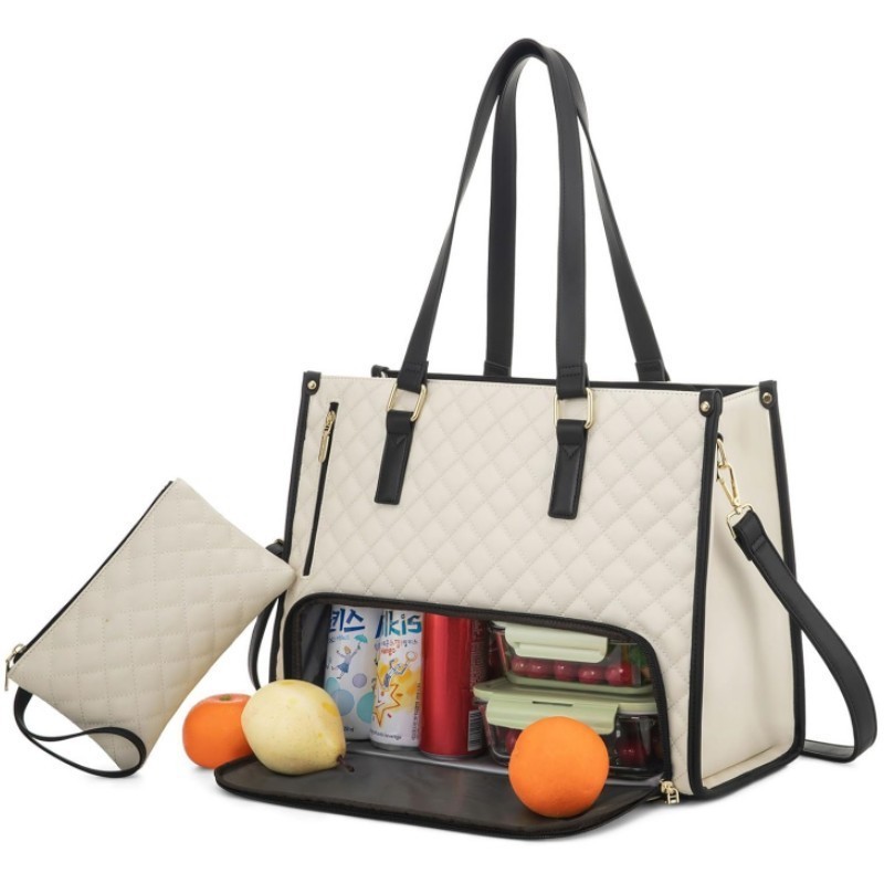 Bolsa térmica para laptop, bolsa feminina, compartimento para computador notebook
