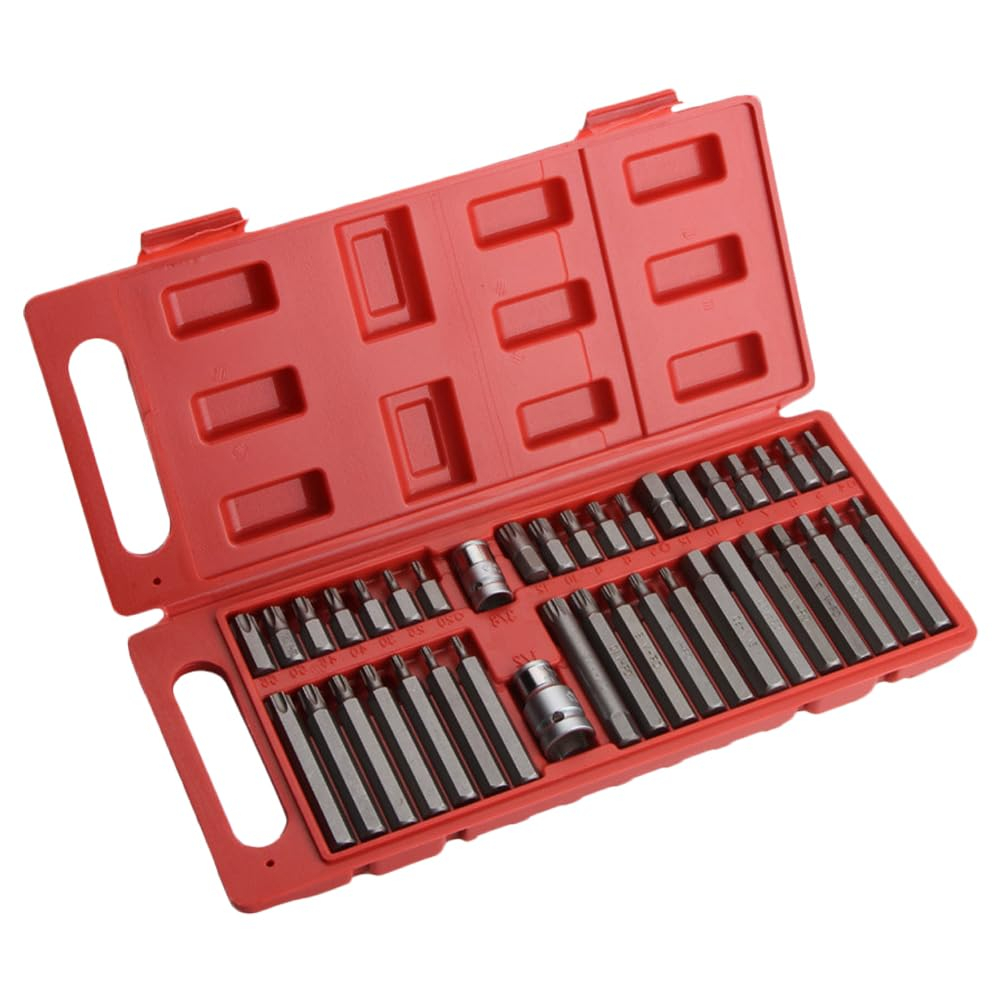 Kit Com 40 Peças De Ferramentas 40 Peças Bit Torx Allen Multidentado  De Alta Qualidade