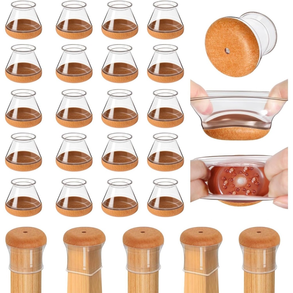 Kit 16 Peças Protetor Para O Pé Da Cadeira Mesa De Silicone em Oferta na Shopee