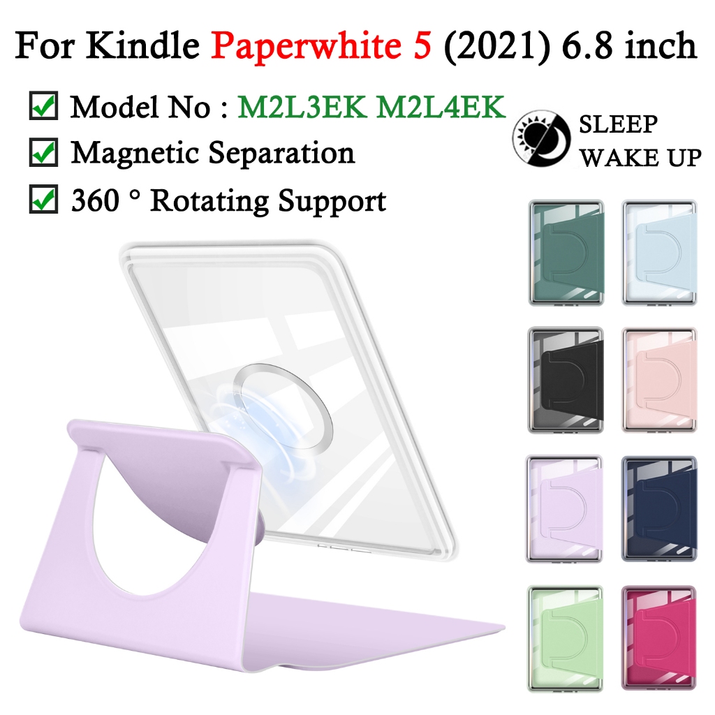 Capa Para Kindle Paperwhite 5 11ª geração 2021 6.8'' Sinal Edição M2L3EK M2L4EK E-Reader Sênior Separação Magnética