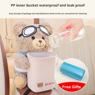 Andy Bear Suporte Para Caixa De Tecido Carro Organizador Multifuncional De Desenho Animado Criativo Console De Apoio De 