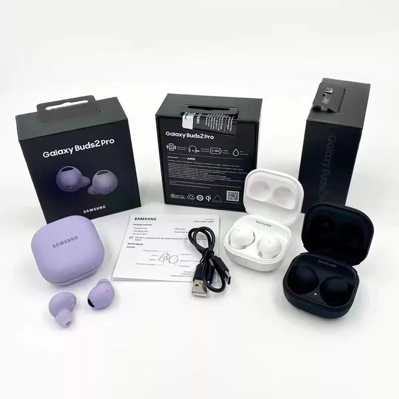 para Samsung Fones de Ouvido Bluetooth Portátil Galaxy Buds 2 Pro Sem Fio Estéreo Jogos Fone Android iOS — R$ 58,00 em Shopee