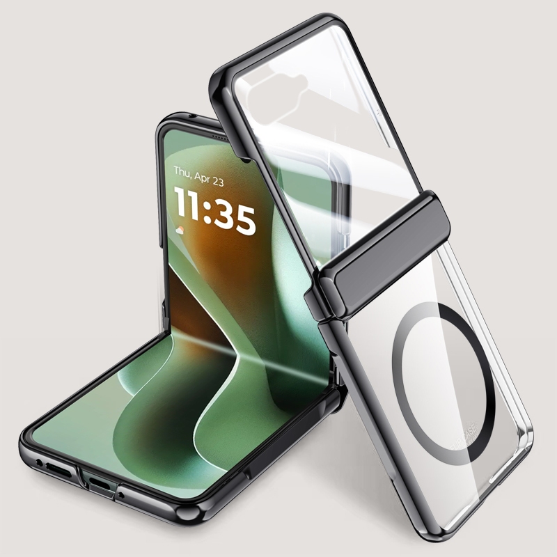 Capa Moto Razr 60 Ultra Para Motorola 50 Plus 2024 Atração Magnética Galvanizada