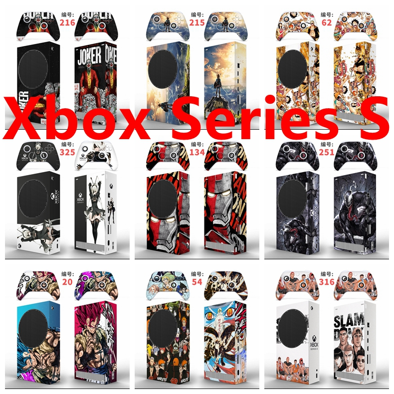 Adesivo De Pele De 90 Cores Compatível Com Decalque De Vinil Microsoft Xbox Series S Pretty Pattern Conjunto Completo De