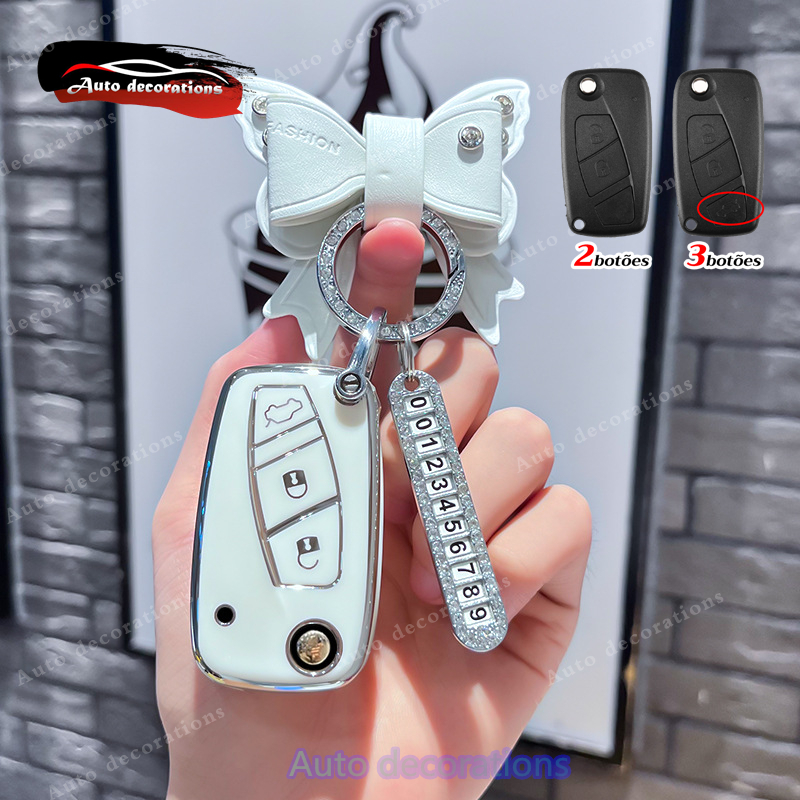 Capa Para Chave De Carro Fiat , DOBLO LINEA PUNTO STILO Idea DUCATO