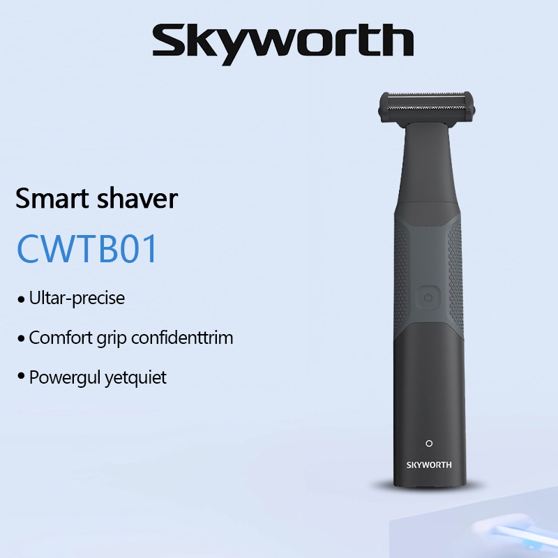 Barbeador Portátil Skyworth CWTB01 Traveler Com Estojo De Viagem Bateria De Íon-Lítio IPX7 À Prova D'água em Oferta na Shopee