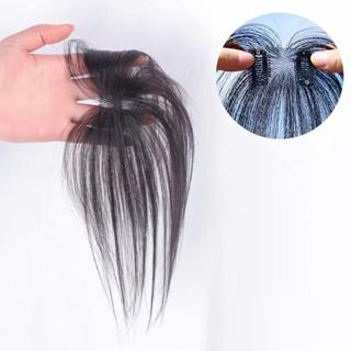 4cm X 6cm Parte Livre Renda Fina Macia 100 % Cabelo De Bebê Humano Franja Topper 25cm em Oferta na Shopee